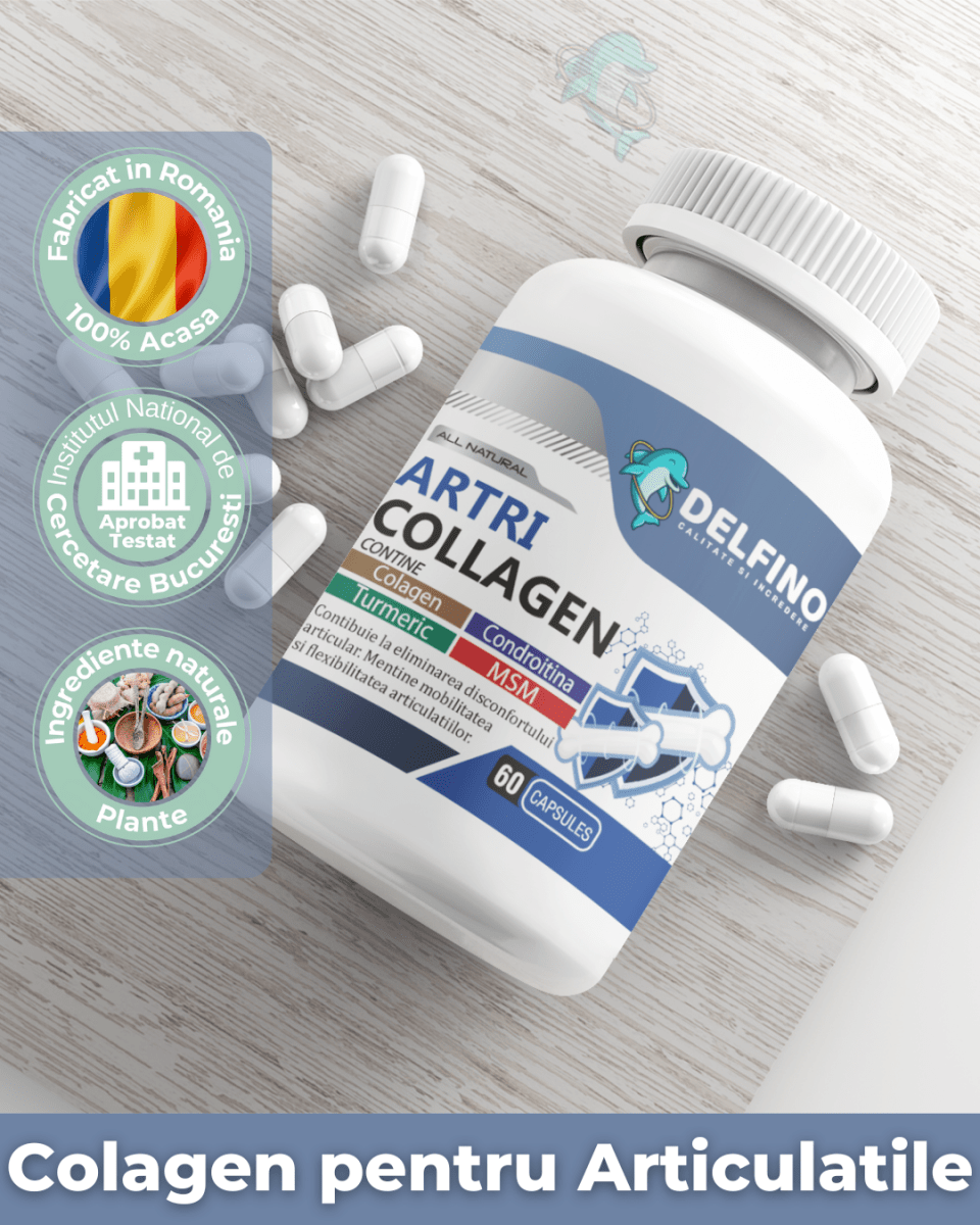 Artri Collagen Delfino®️ - 60 de capsule
