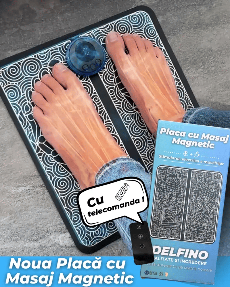 Placă cu Masaj Magentic Deflino®️ - Cu Telecomanda
