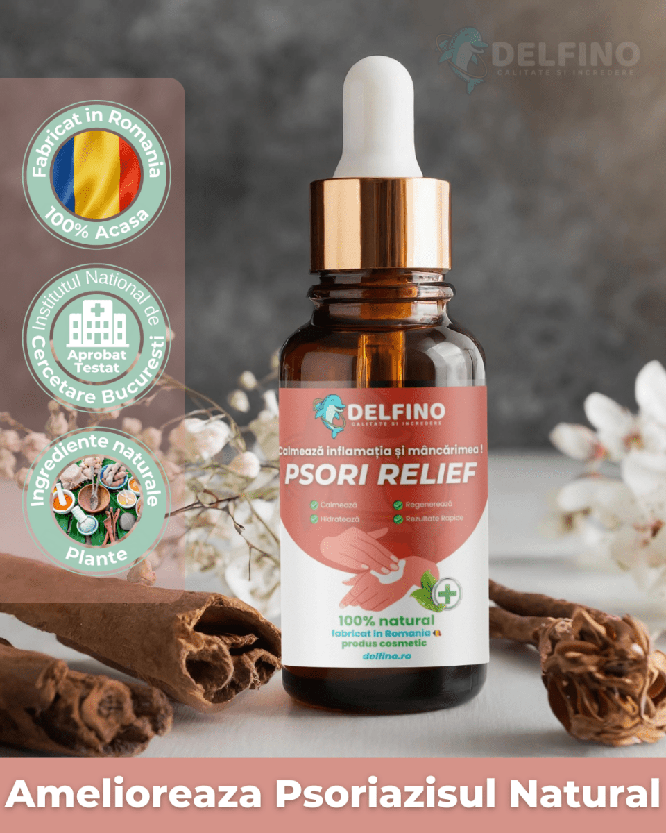 Psorizol Delfino® - Ulei pentru Psoriazis si iritații pe piele