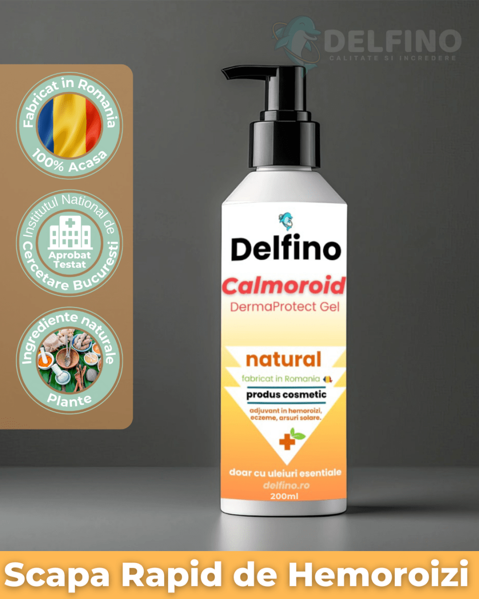 Gel Calmoroid pentru Hemoroizi- Delfino®️
