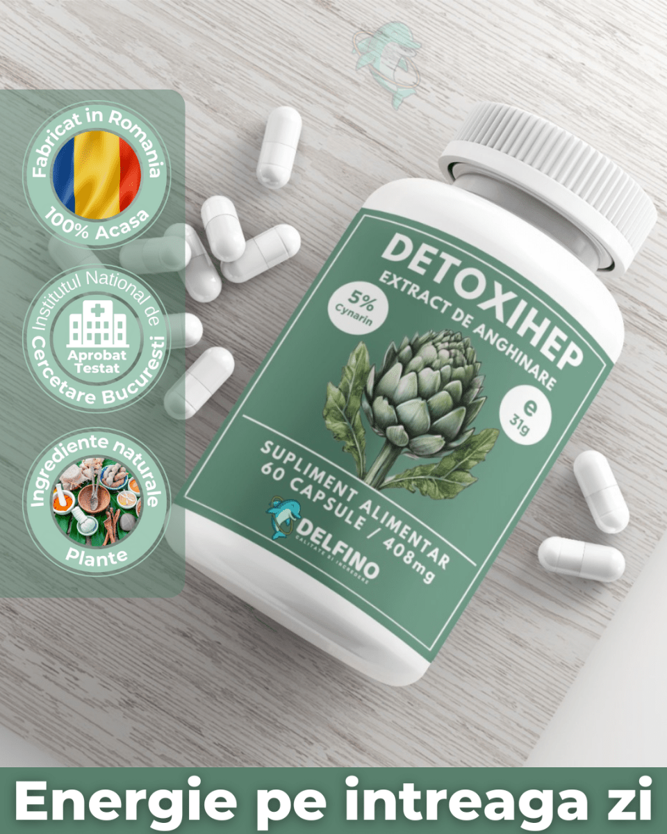 DetoxiHep Delfino®️ - 60 de capsule